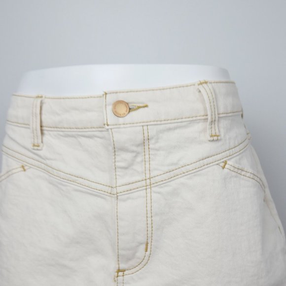 Universal Threads Cream with Tan Stitching Vintage Western Style Shorts 10 - Picture 9 of 12